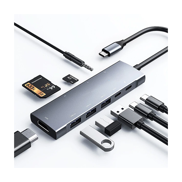 ALLY 9 İn1 Type C Hub 4k 30hz Hdmi Usb 3.0SdPD Adaptör