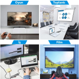 ALLY 9 İn1 Type C Hub 4k 30hz Hdmi Usb 3.0SdPD Adaptör