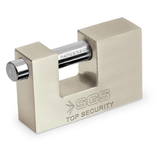 SGS 1365 Cam Kapı Kilidi Kayar Milli Saten Kaplama 70 mm