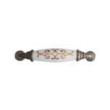 Klasik Silindir Kulp Antik Sarı 96 mm