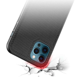 Dux Ducis Fino Serisi iPhone 12 Pro Max Kılıf Premium Dokuma Silikon K