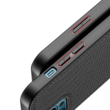 Dux Ducis Fino Serisi iPhone 12 Pro Max Kılıf Premium Dokuma Silikon K