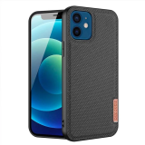 Dux Ducis Fino Serisi iPhone 12 -12 Pro 6.1inç Kılıf Premium Dokuma Si