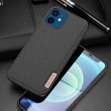 Dux Ducis Fino Serisi iPhone 12 -12 Pro 6.1inç Kılıf Premium Dokuma Si