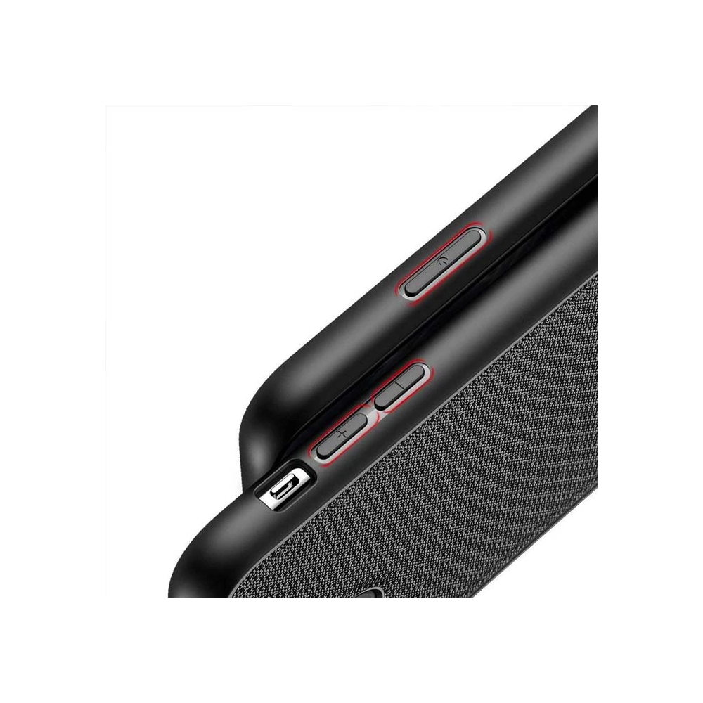 Dux Ducis Fino Serisi iPhone 11 Pro Max Kılıf Premium Dokuma Silikon K