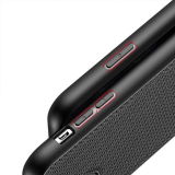 Dux Ducis Fino Serisi iPhone 11 Pro Max Kılıf Premium Dokuma Silikon K