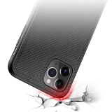 Dux Ducis Fino Serisi iPhone 11 Pro Max Kılıf Premium Dokuma Silikon K