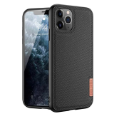 Dux Ducis Fino Serisi iPhone 11 Pro 5.8inç Kılıf Premium Dokuma Siliko