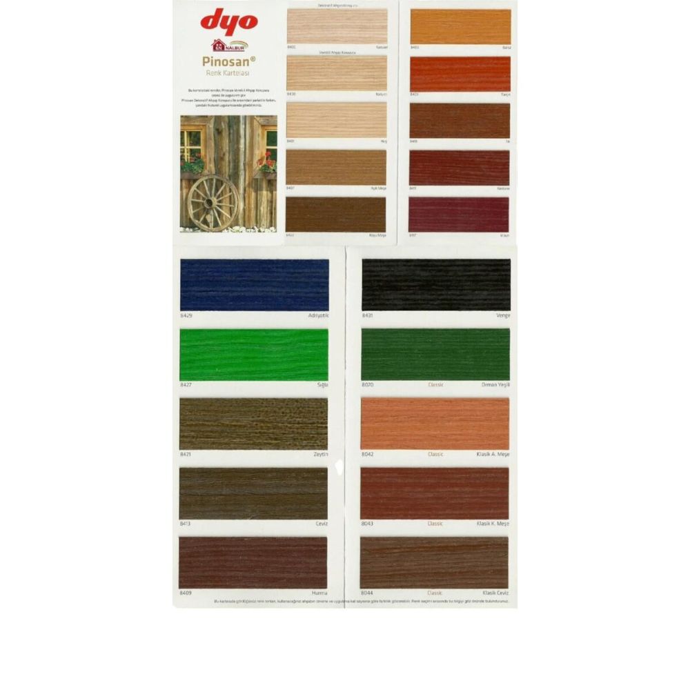 Pinosan Dekoratif Ahşap Verniği 2,5 Litre 8409 Hurma