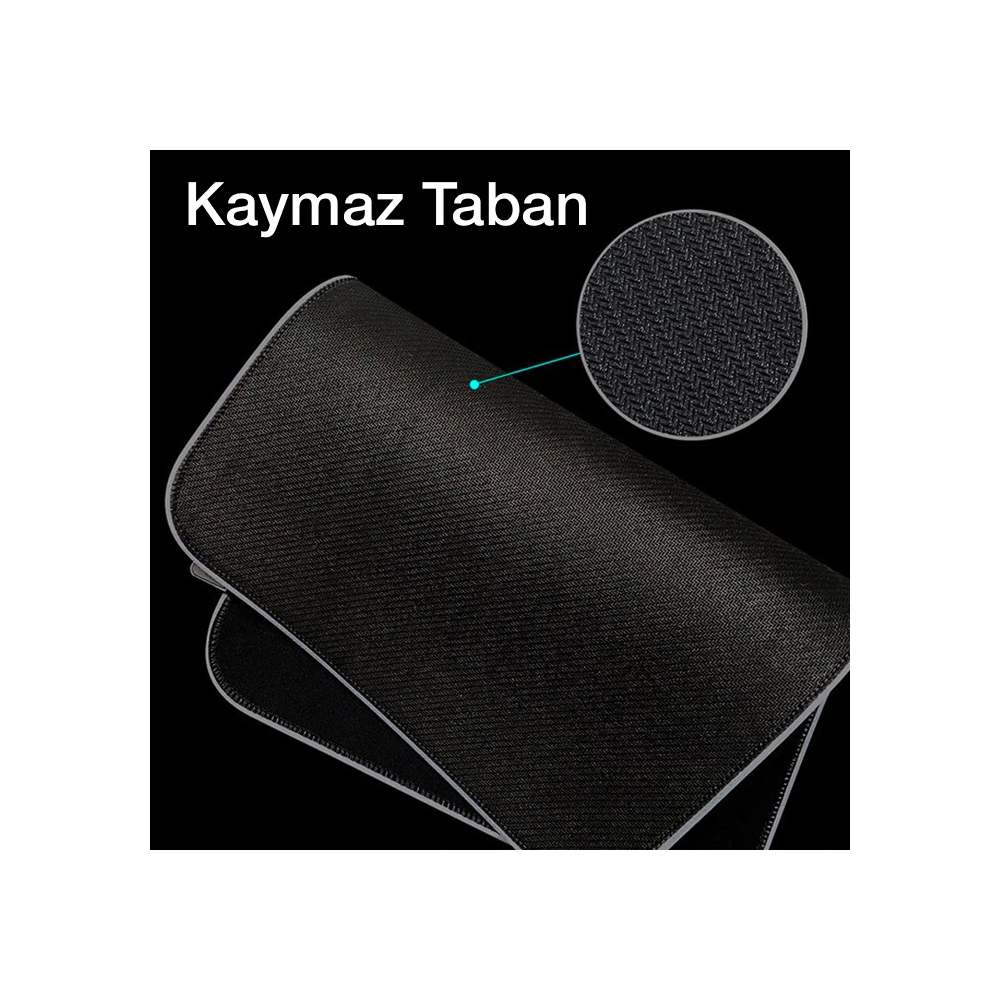 ALLY Dünya Desenli RGB Led Işıklı Oyuncu Mouse Pad 300*250*4MM