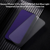Baseus iPhone 13 Pro Max 0.3mm Full Çerçeve Cam Ekran Koruyucu 2 Adet 