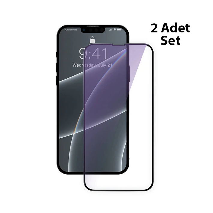 Baseus iPhone 13 Mini 0.3mm Full Çerçeve Cam Ekran Koruyucu 2 Adet