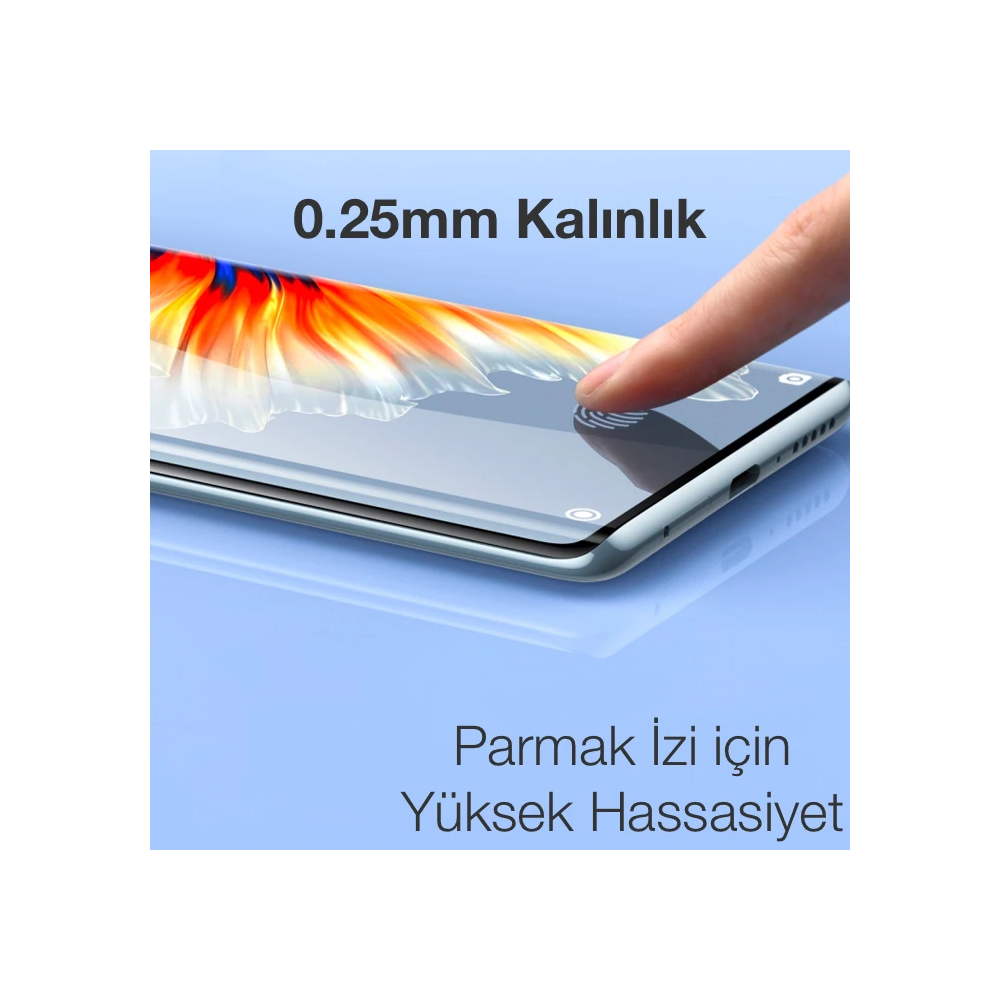 Baseus Xiaomi Mi Mix 4 0.25mm Kavisli Full Cam Ekran Koruyucu