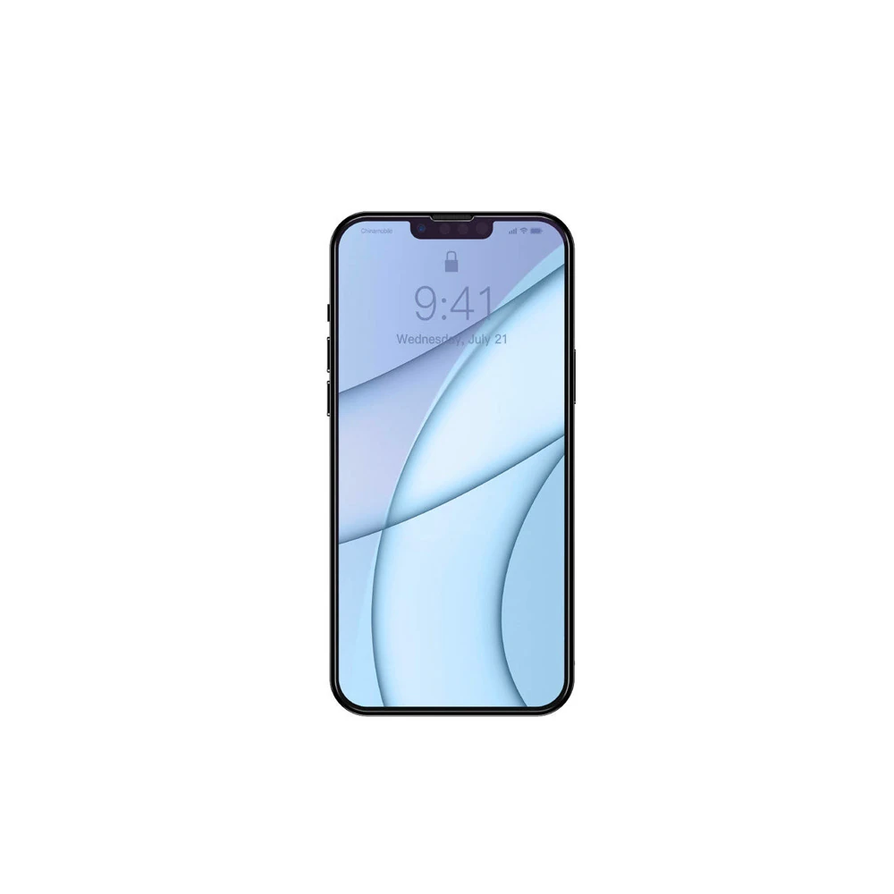 Baseus iPhone 13 Mini 0.3mm Göz Korumalı Full Cam Ekran Koruyucu 2 Ade