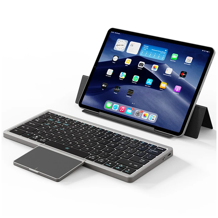 Dux Ducis Universal OK Series Kablosuz Bluetooth Klavye Touchpad Kılıf