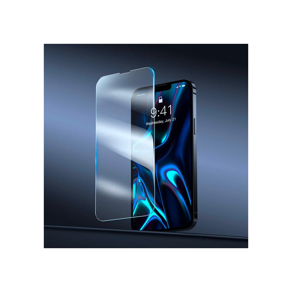 Baseus iPhone 13 Mini 0.3mm Tempered Full Cam Ekran Koruyucu 2 Adet Se