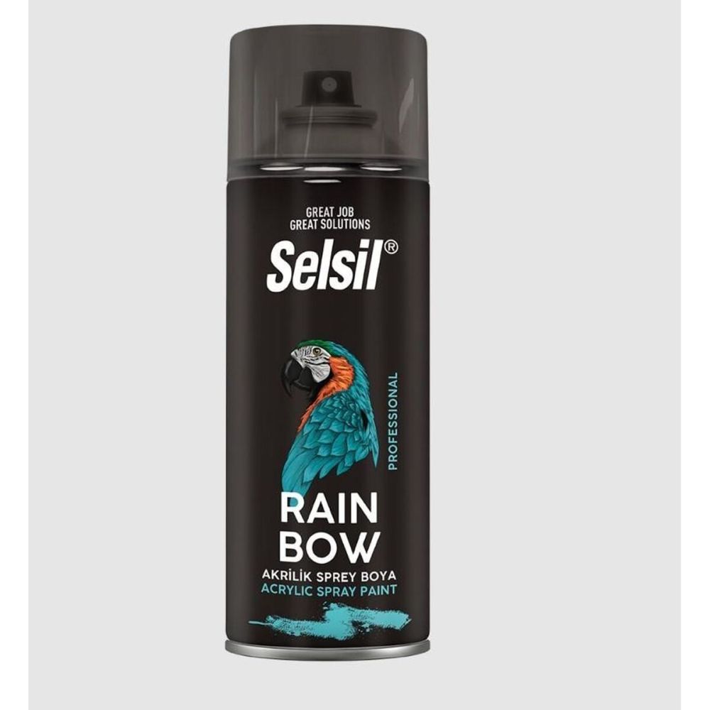 Selsil Rainbow Akrilik Sprey Boya 9010 Parlak Beyaz