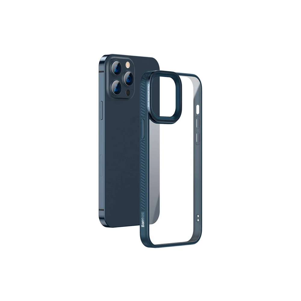 Baseus Crystal iPhone 13 Pro Max Kılıf Jel Çerçeve Zırhlı Silikon Kılı