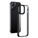 Baseus Crystal iPhone 13 Pro Max Kılıf Jel Çerçeve Zırhlı Silikon Kılı