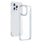 Baseus Crystal iPhone 13 Pro 6.1 Kılıf Jel Çerçeve Zırhlı Silikon Kılı