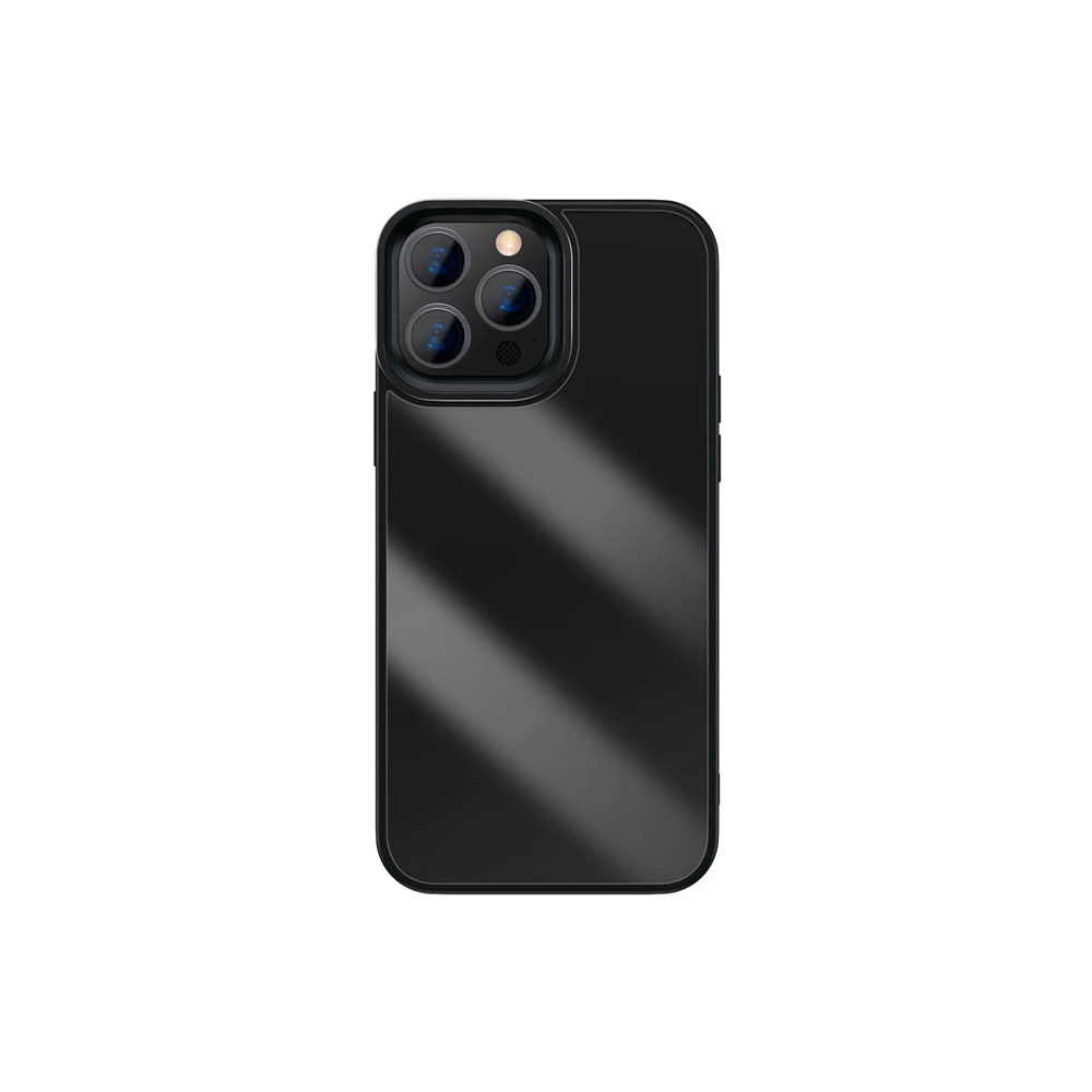 Baseus Crystal iPhone 13 Pro 6.1 Kılıf Jel Çerçeve Zırhlı Silikon Kılı