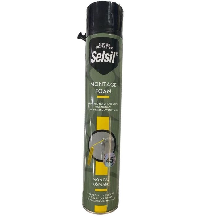 Selsil Tam Dolum Poliüratan Montaj Köpüğü 845 gr