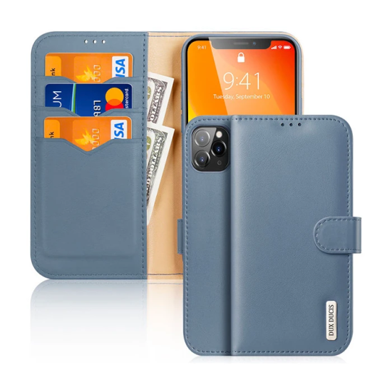 Dux Ducis iPhone 11 Pro Max Kılıf Mıknatıslı Cüzdanlı Deri Kılıf Hivo 