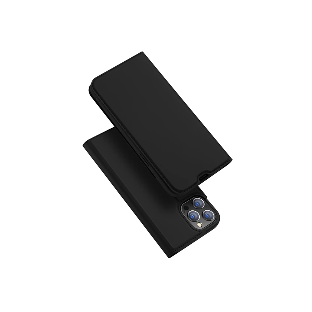 Dux Ducis iPhone 13 Pro Max 6.7inç Kılıf Kapaklı Flip Cover Kılıf Skin