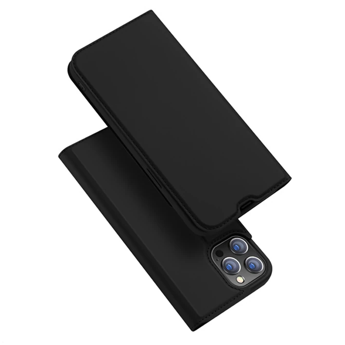 Dux Ducis iPhone 13 Pro Max 6.7inç Kılıf Kapaklı Flip Cover Kılıf Skin