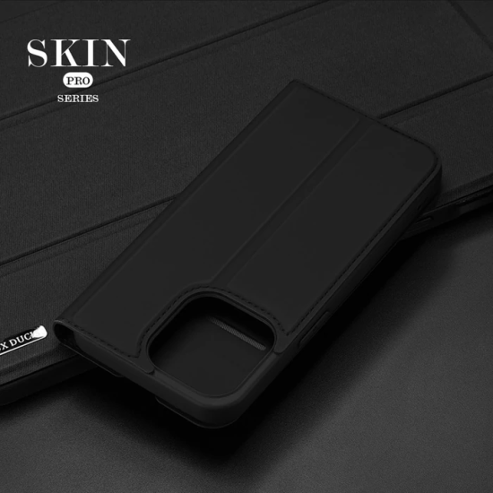 Dux Ducis iPhone 13 Pro Max 6.7inç Kılıf Kapaklı Flip Cover Kılıf Skin