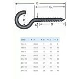Ennalbur BA22130 22X130 Açık Piton 10 Adet
