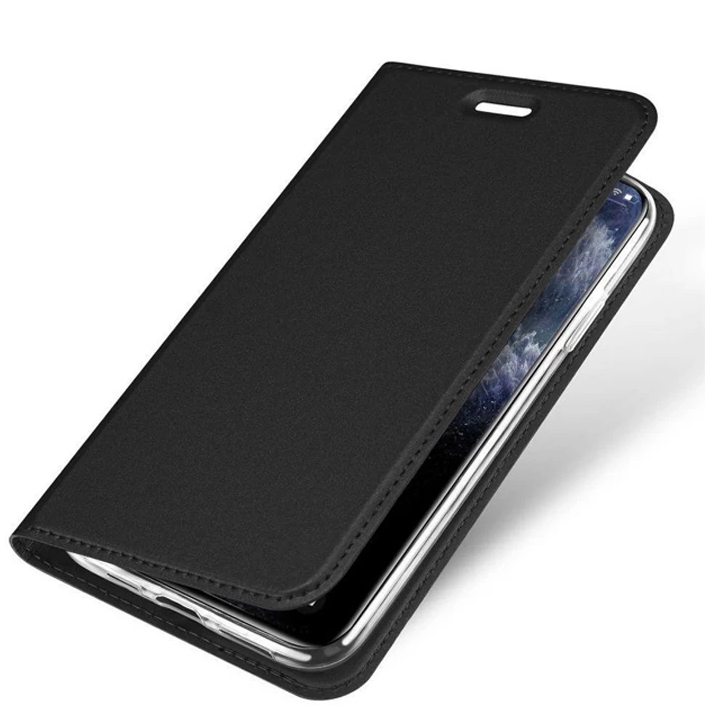Dux Ducis iPhone 11 Pro 5.8inç Kılıf Kapaklı Flip Cover Kılıf SkinPro 