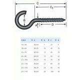Ennalbur BA2180 21X80 Açık Piton 10 Adet