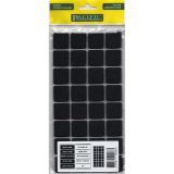 Pacific 6025 BL Yapışkanlı Keçe 25 mm X 25 mm Siyah