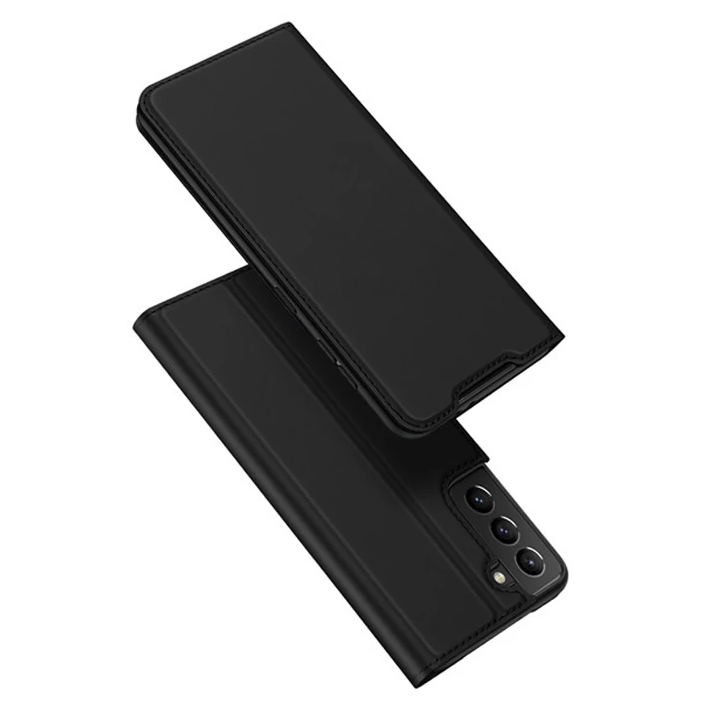 Dux Ducis SM Galaxy S21 Kılıf Kapaklı Flip Cover Kılıf Skinpro Series
