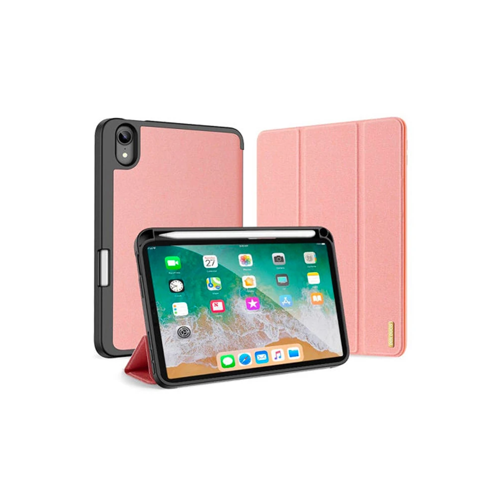Dux Ducis iPad Mini 6 (2021) Kılıf Kalem Bölmeli Standlı Domo Series