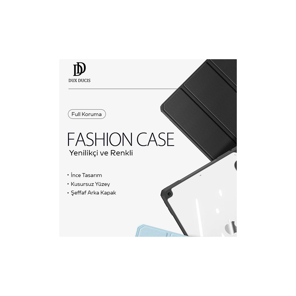 Dux Ducis iPad 7-8 -9 10.2 (201920202021) Kılıf Kalem Bölmeli Toby Ser