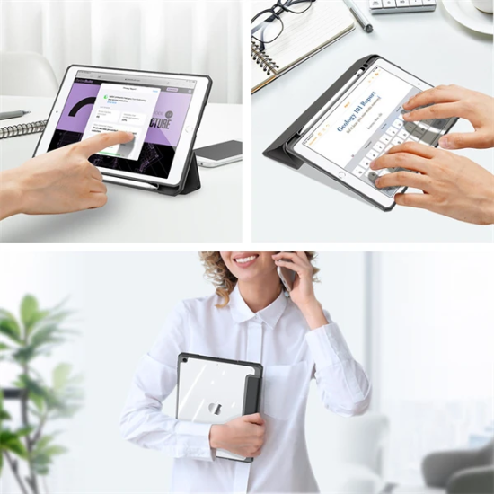 Dux Ducis iPad 7-8 -9 10.2 (201920202021) Kılıf Kalem Bölmeli Toby Ser