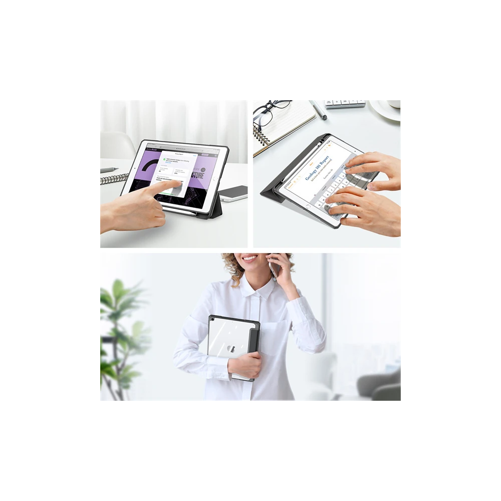Dux Ducis iPad 7-8 -9 10.2 (201920202021) Kılıf Kalem Bölmeli Toby Ser