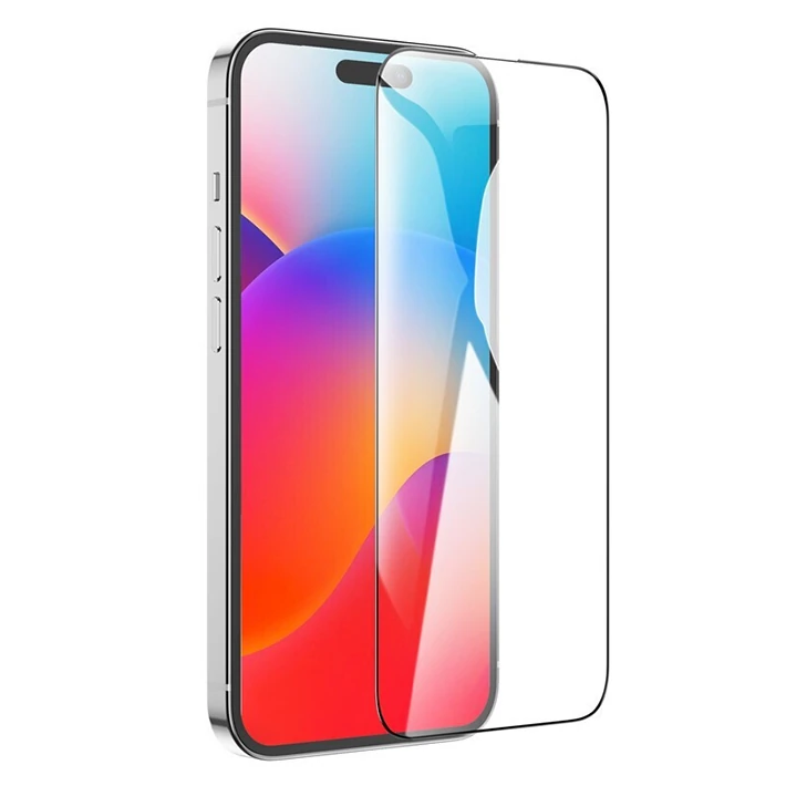 HOCO iPhone 15 Pro Full HD Tempered Kırılmaz Cam Ekran Koruyucu 25 Ade