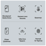 iPhone 12 Pro Max 6.7inç Kamera Korumalı Çiçek Desenli Silikon Kılıf
