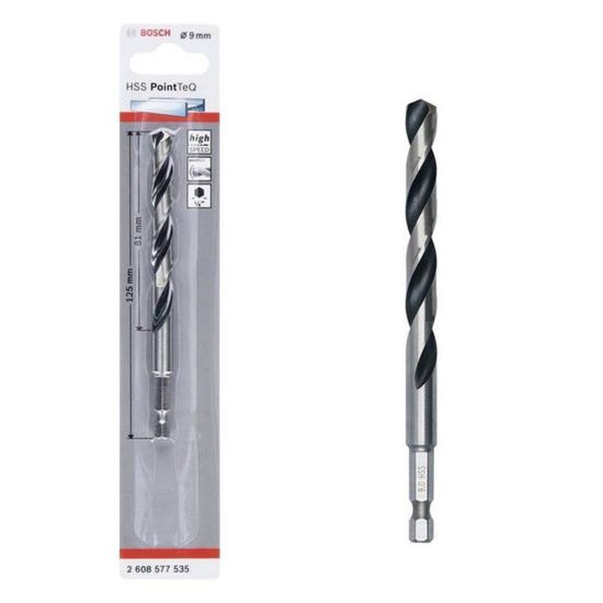Bosch Pointteq Altıgen Şaftlı Hss Matkap Ucu 9 mm