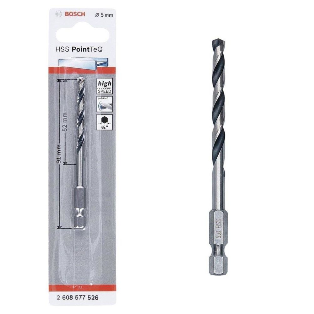 Bosch Pointteq Altıgen Şaftlı Hss Matkap Ucu 5 mm