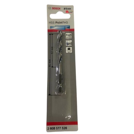 Bosch Pointteq Altıgen Şaftlı Hss Matkap Ucu 5 mm