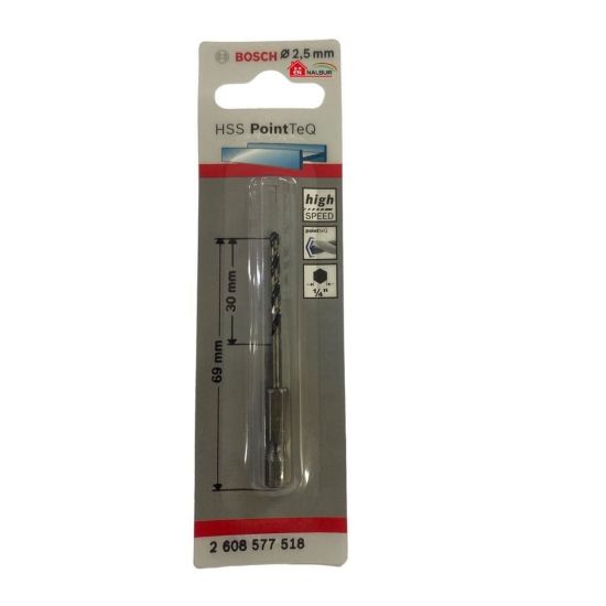 Bosch Pointteq Altıgen Şaftlı Hss Matkap Ucu 2,5 mm