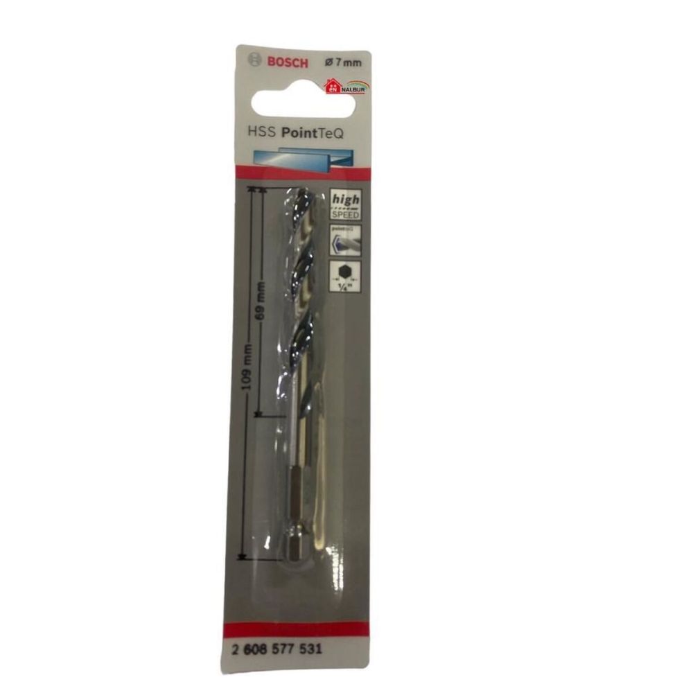 Bosch Pointteq Altıgen Şaftlı Hss Matkap Ucu 7 mm