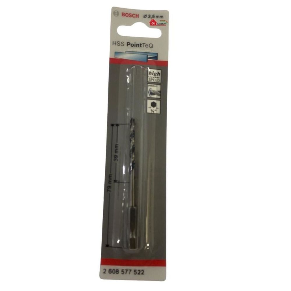 Bosch Pointteq Altıgen Şaftlı Hss Matkap Ucu 3,5 mm