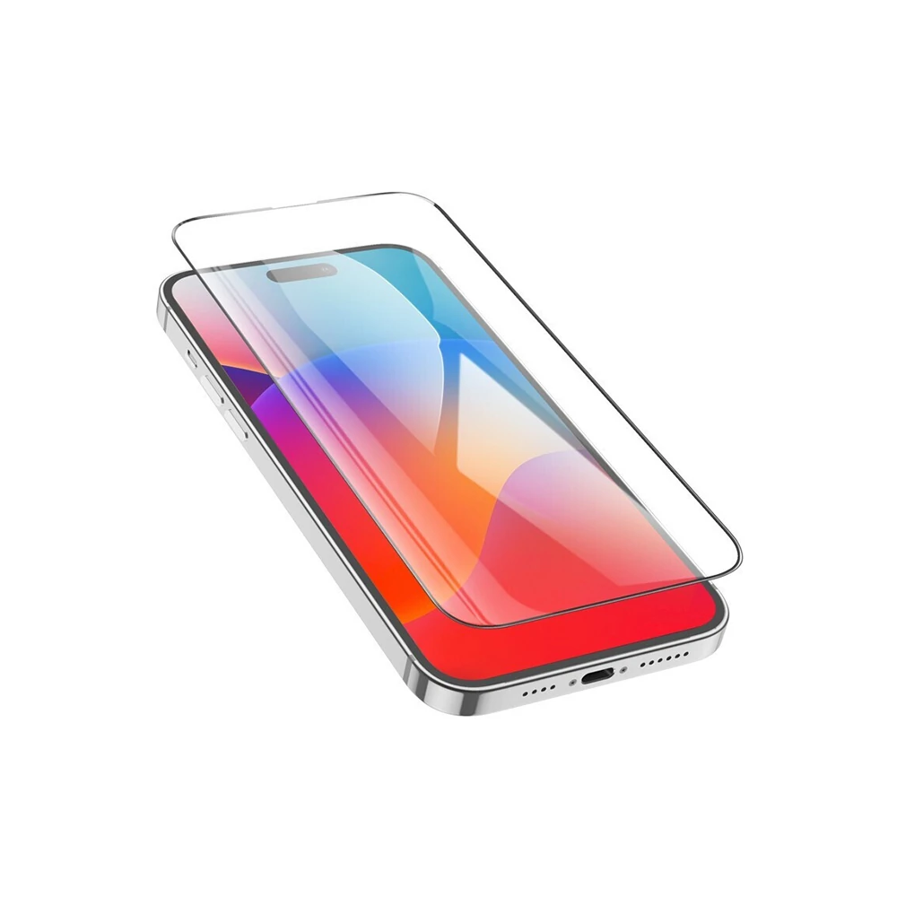 HOCO iPhone 15 Pro Max Full HD Tempered Kırılmaz Cam Ekran Koruyucu 25