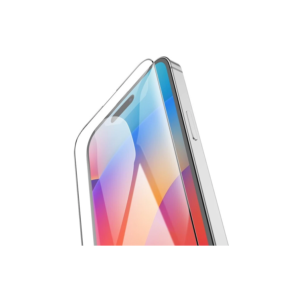 HOCO iPhone 15 Pro Max Full HD Tempered Kırılmaz Cam Ekran Koruyucu 25