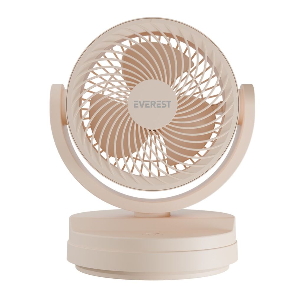 EVEREST EFN-509, KREM, 3 Kademeli Hız, 17,5cm 3 Kanat Pervane ve Çerçe